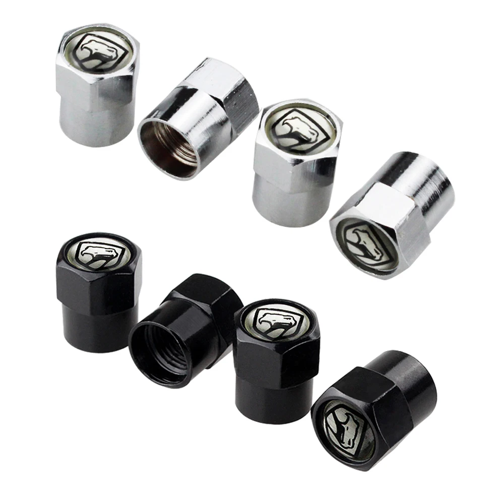 

Car Accessories Air Wheel Stem Cover Tire Valves Caps Durable For Dodge Viper Logo Durango Avenger SRT10 Dakota Charger Ram 1500