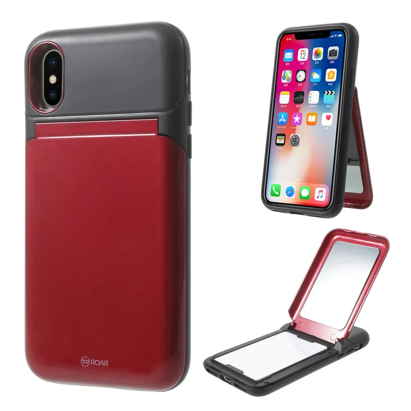 Для iPhone XS чехол оригинальный рев Корея PC + TPU Защитный зеркальный Чехол для