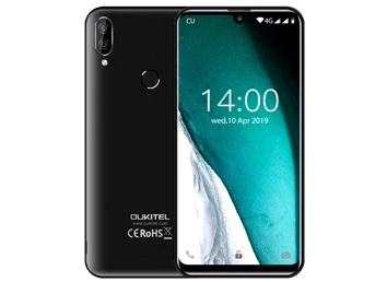 Смартфон OUKITEL C16 Pro, 3 ГБ, 32 ГБ, четырехъядерный процессор MTK6761P, 5,71 дюймов, экран в виде капли воды, 19:9, отпечаток пальца, LTE, 2600 мАч, мобильный телефон для распознавания лица