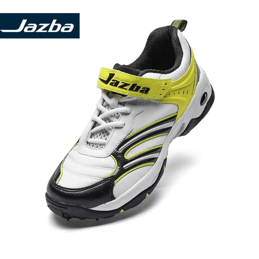 Jazba STRAIGHTDRIVE 300 الرجال الكريكيت متعددة سبايك أحذية الرياضة في الهواء الطلق المهنية رياضية التدريب واقية توسيد أحذية