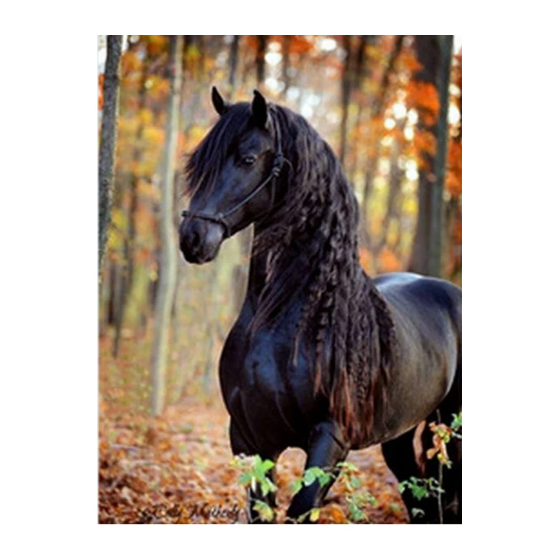 New style 3D diy diamond painting cross, needlework square full of icon,handwork horse cross stitch diamond painting christmas