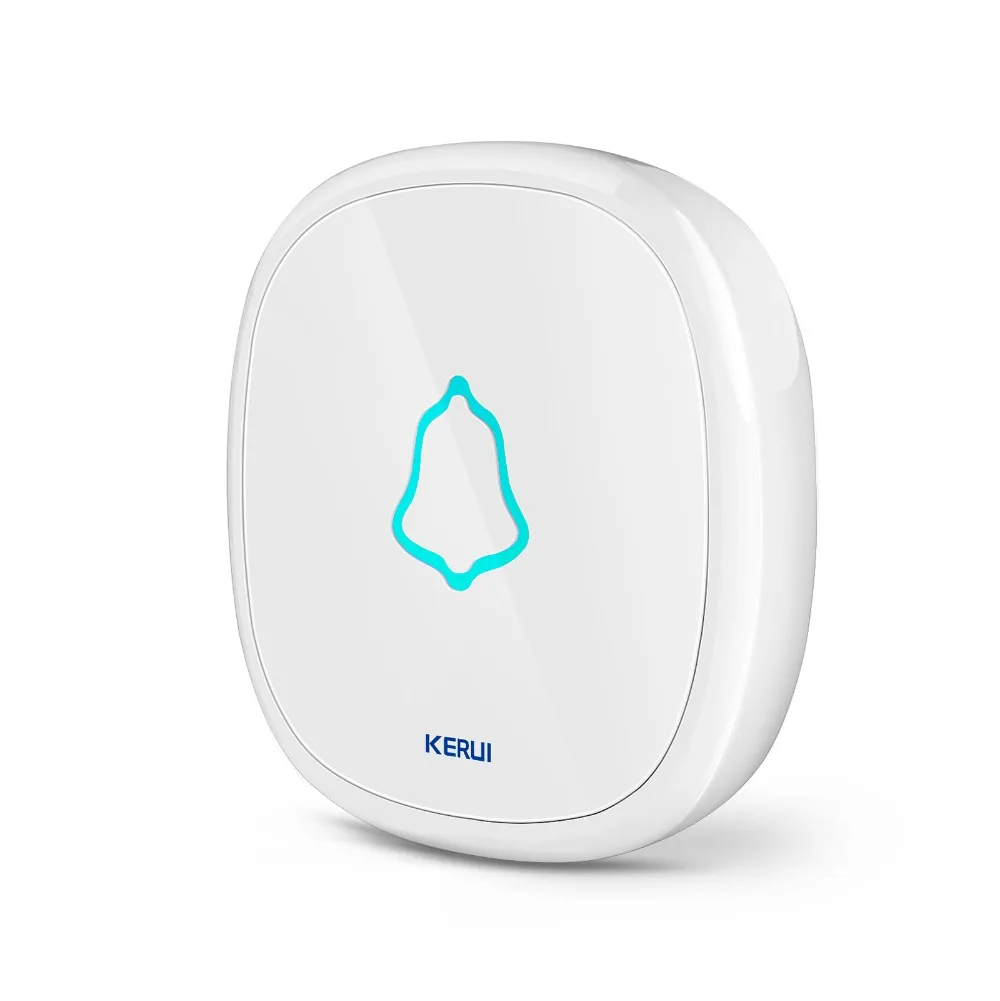 KERUI F52 Wireless Touch Doorbell Smart Receiver Home Gate Security Doorbell Button For Home Alarm System Security System 433MHz