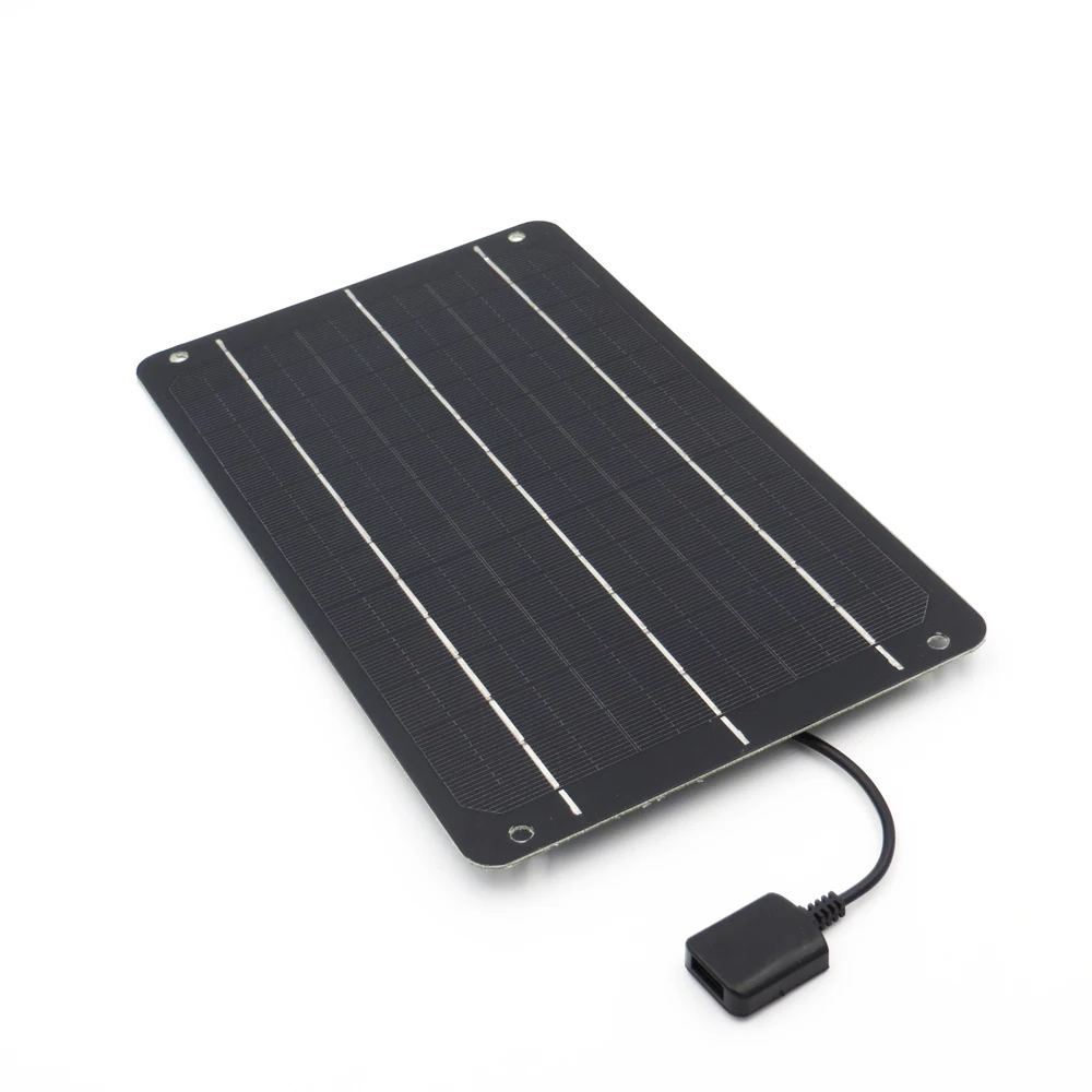 Портативный 6W 10W Солнечная Зарядное устройство панелей солнечных батарей Зарядное устройство с Usb Порты и разъёмы Батарея Мощность для мобильных телефонов 5V