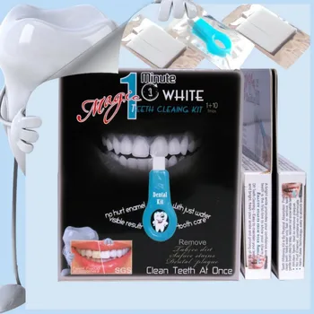 

HOT New Oral Cleaning Teeth Whitener Kit Nano Cleaning Brush Tooth Stains Remover Teeth Oral Care Deep Clean