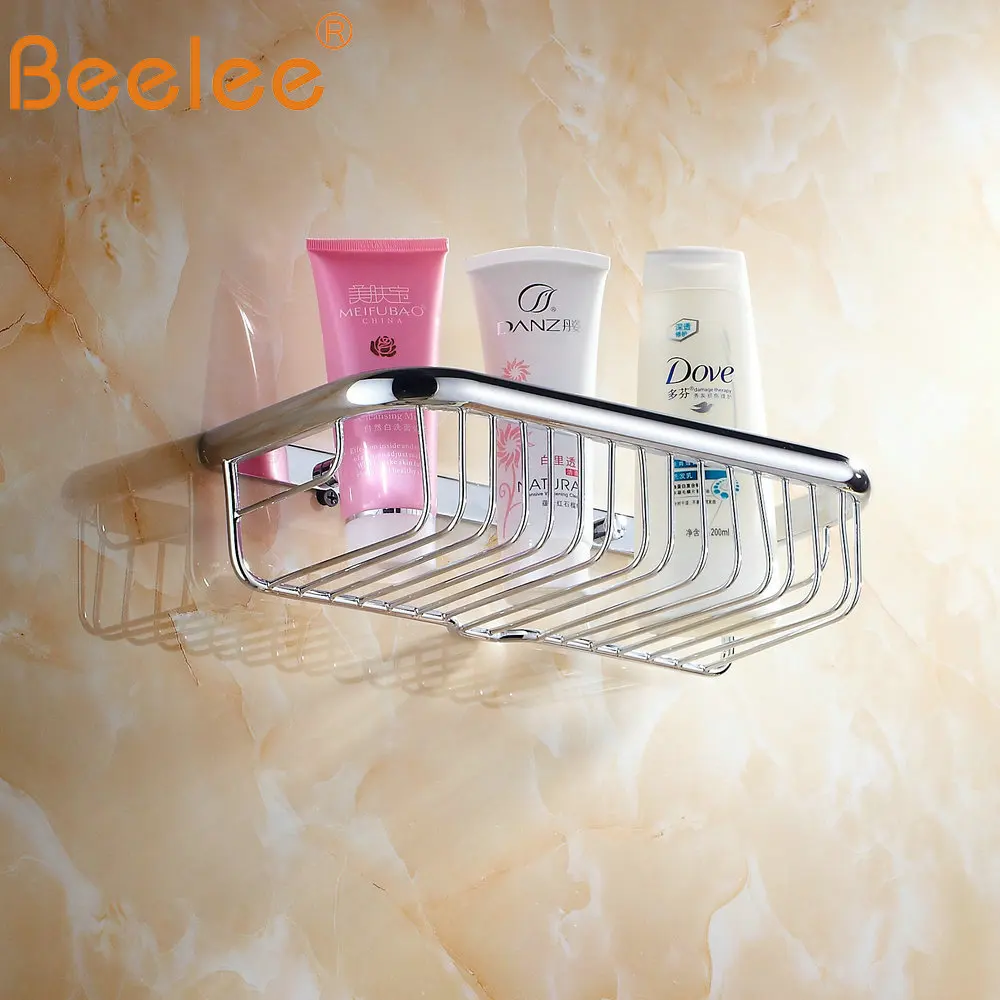 Beelee BA9410C настенные аксессуары для ванной комнаты, корзина для ванной комнаты, латунный душ caddy Душевая корзина полка-корзина для хранения