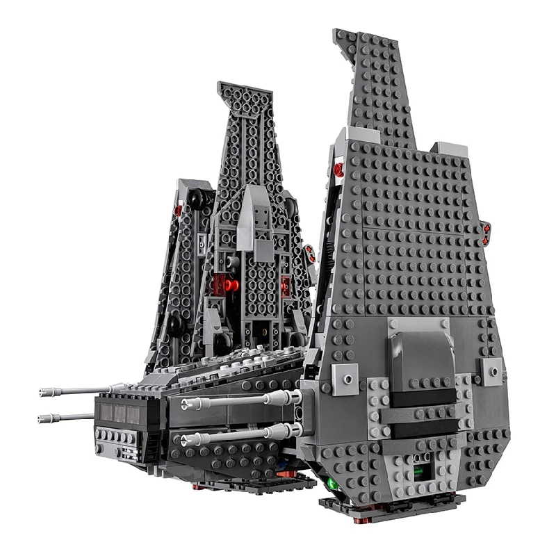 

Diy Star 1053Pcs Hot Sale Kylo Ren Command Shuttle Wars Building Blocks Bricks Toys for Children compatible with Legoings 75104