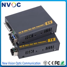 DVI волоконный удлинитель передатчик и приемник копия EDID одиночный режим, 10G SFP, 2 км, евро зарядка, DVI несжатый по оптоволокну удлинитель