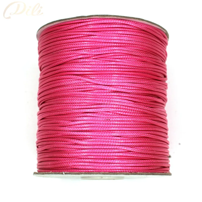 15 meters 1.5mm waxed rope necklace waxed string thread cord wax cotton cord string strap for bracelet