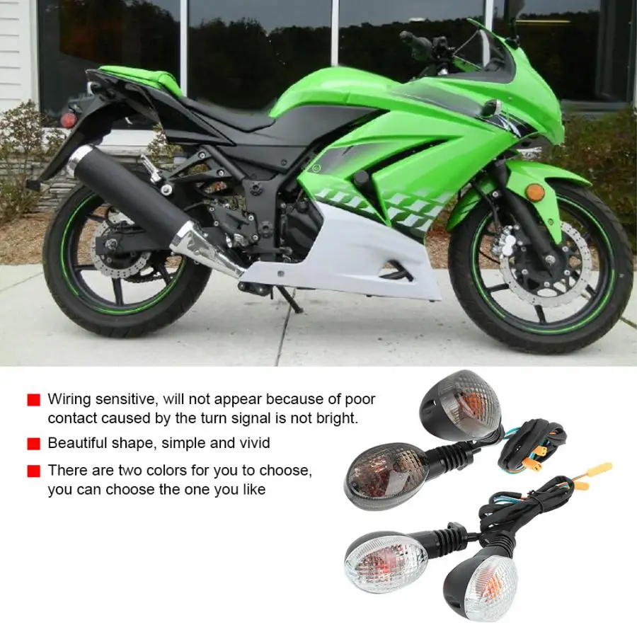 2 шт. сигнальная лампа поворота подходит для Kawasaki Para Ninja 250 EX250 2008-2012 KLX 250SF 2009-2011 модификация мотоцикла