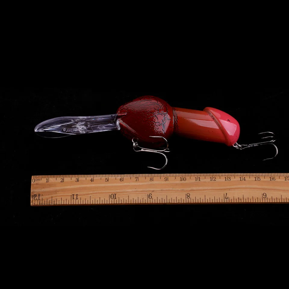 WALK FISH 1PCS New Model Fishing Lure Minnow 140mm/26.5g Penis Swim Funny Rattle Crankbait Spinner Bass With Hook Fishing Tool WALK FISH 1PCS New Model Fishing Lure Minnow 140mm/26.5g Penis Swim Funny Rattle Crankbait Spinner Bass With Hook Fishing Tool