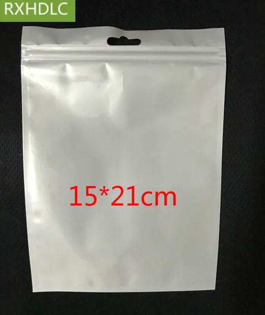 Aliexpress Larger Size 15 21cm White Clear Self Seal Larger Size 15 21cm White Clear Self Seal Zipper Plastic Retail Packaging Bag