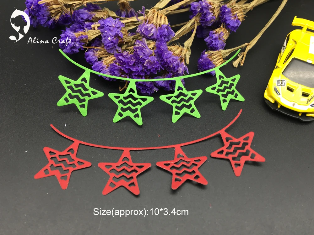 

AlinaCraft METAL CUTTING DIES cuts decorative banner star Scrapbook PAPER CRAFT card album embossing stencils punch blade