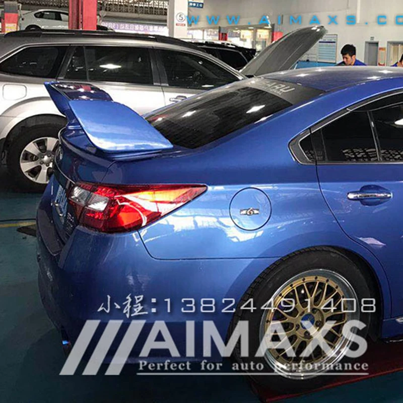 Стиль STI для subaru Legacy спойлер из углеродного волокна заднего багажника 2016 2017