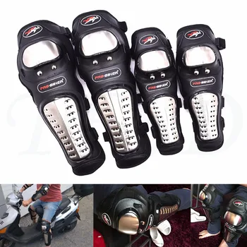 

Universal protective accessories motorcycle knee pads elbow stainless steel knee pads kit For Yamaha YZF R6 R1 R6S MT-09 FZ9
