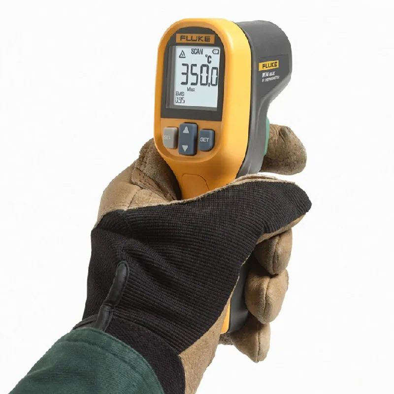 

Fluke MT4 MAX/MAX+ small hand-held laser infrared thermometer gun precision laser technology LCD display with back lighting