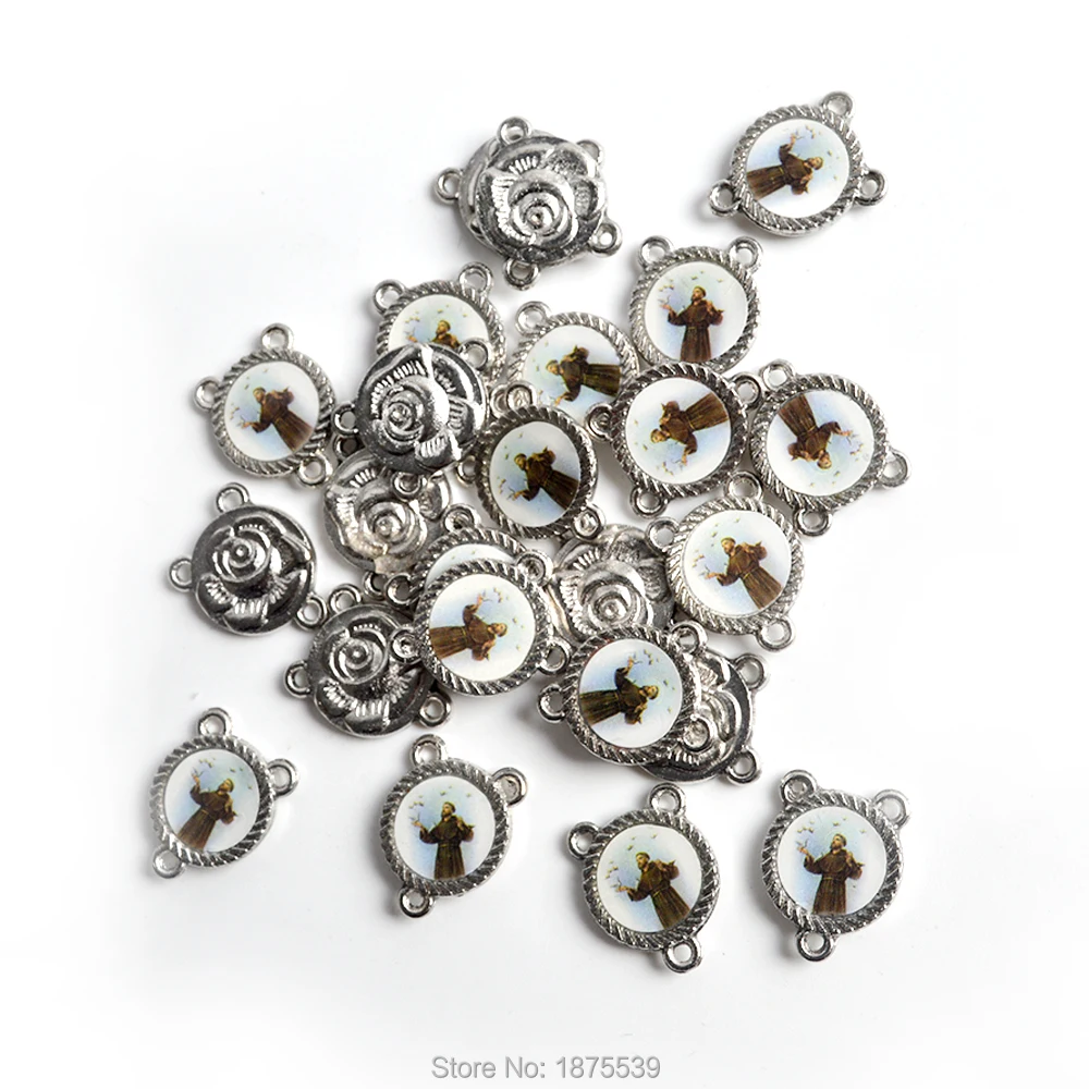 13 Rosary connector centerpieces