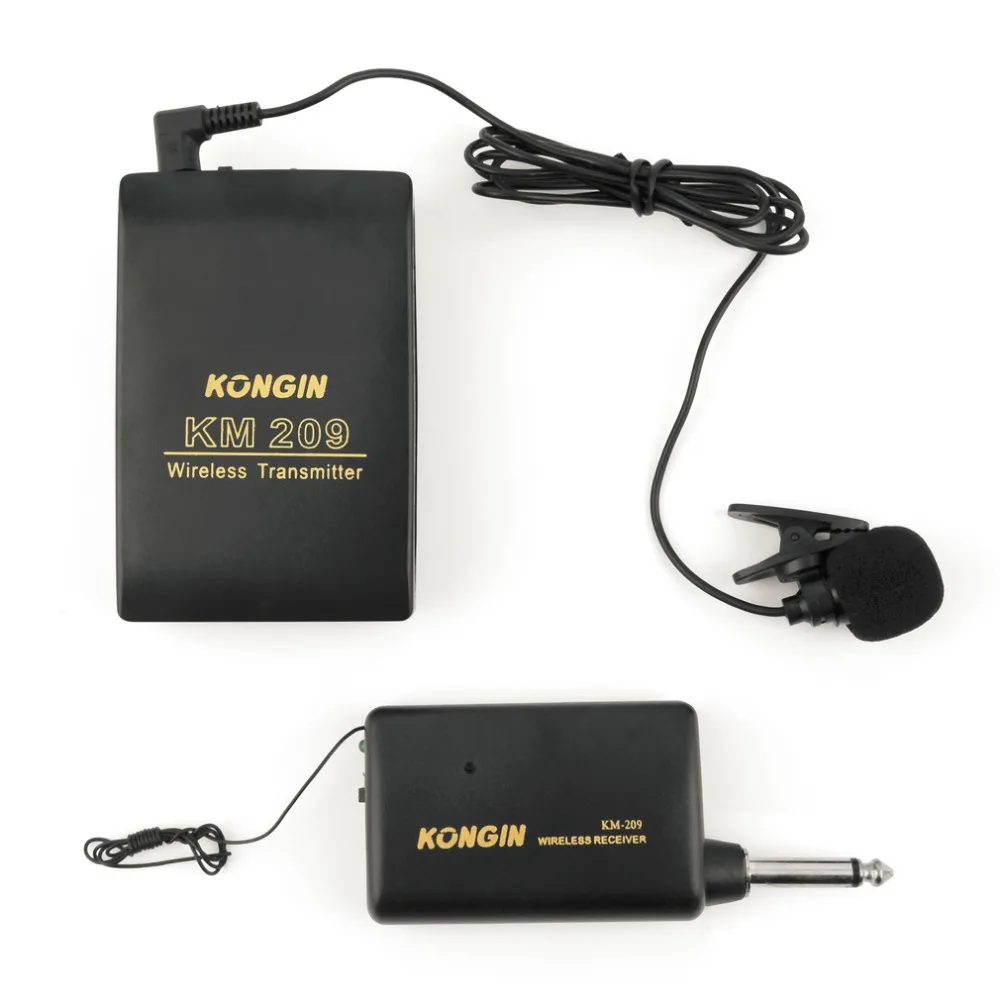 محمول vhf مرحلة ميكروفون لاسلكي lavalier التلبيب سماعة fm مرسل bodypack transmiter
