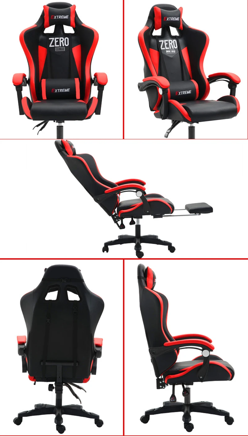 Высококачественный стул WCG, сетчатый компьютерный стул, ажурное офисное кресло, кресло для лежа и подъема, кресло для персонала с подставкой для ног