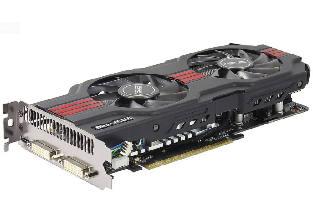 Б/у Видеокарта ASUS GTX 560 1GB 256Bit GDDR5, видеокарты для nVIDIA Geforce GTX560, VGA карты прочнее, чем GTX 650