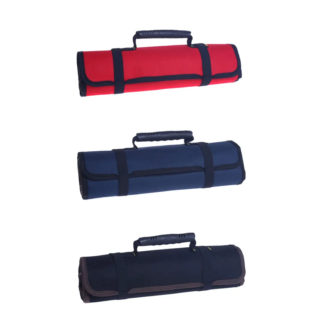 

Multifunctional Oxford Canvas Chisel Roll Rolling Repairing Tool Utility Bag Practical with Carrying Handles 3 Colors