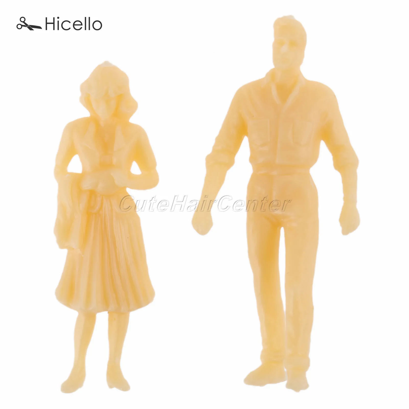 50pcs Model People Scale Skin color 36mm Figures Passenegers Train Scenery 1:50 Scene Simulation Party Decoration