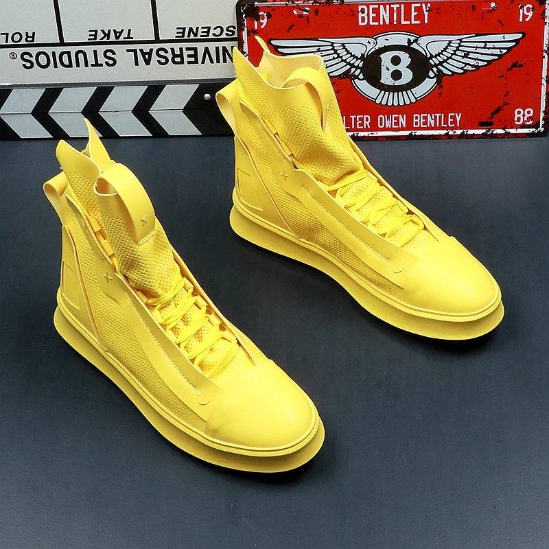 

Designer Shoes Men High Quality Hip Hop Shoes Mens Shoes Casual Luxury Brand Famous Leather Tops