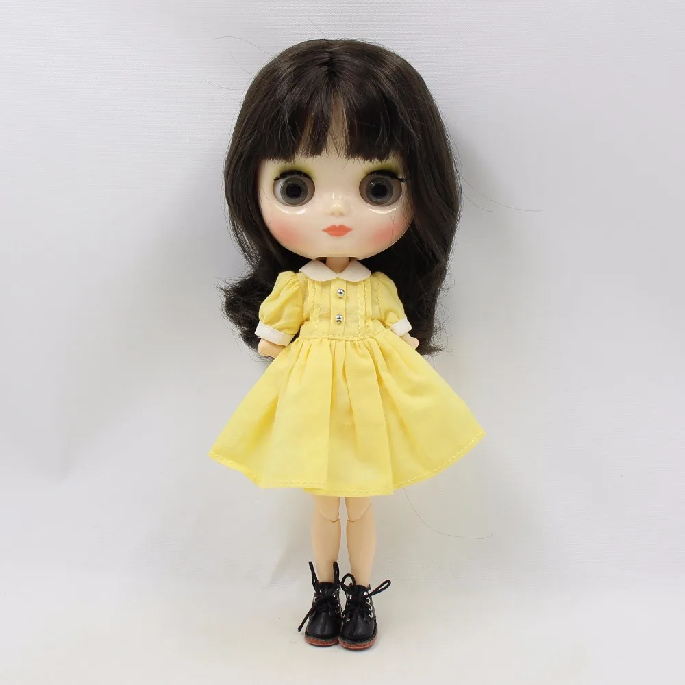 

Free shipping blyth Middie Doll black hair joint doll 1/8 doll BL950 20cm