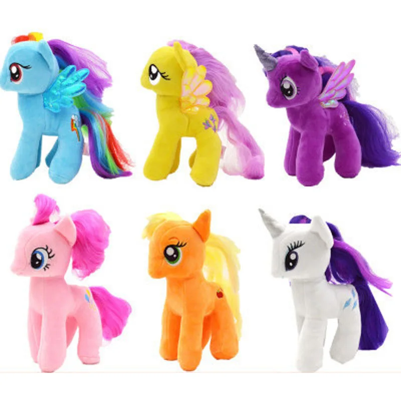 Children's 18cm little Rainbow Horse Toys Cartoon Animal Plush Doll Rarity Pinkie Pie Fluttershy Twilight Sparkle Rainbow Dash Children's 18cm little Rainbow Horse Toys Cartoon Animal Plush Doll Rarity Pinkie Pie Fluttershy Twilight Sparkle Rainbow Dash