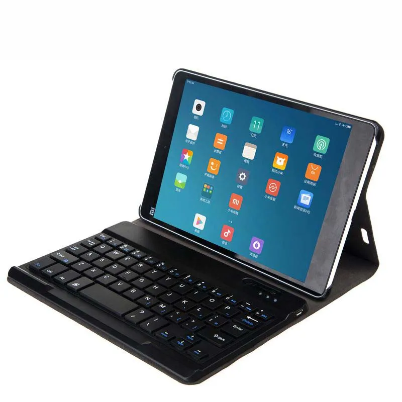 

Can Add Other Letter Detachable Wireless Bluetooth Keyboard Stand PU Leather Case For Xiaomi Mi Pad 2 Mipad 2 2Gen 7.9" Tablet