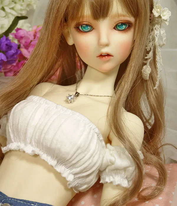 BJD одежда белая без бретелек обернутая грудь для SD10/SD13/SD16/DD/DY кукла все-матч аксессуары куклы одежда