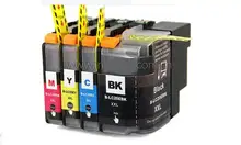 XIMO 4PK Чернила для Brother LC20E MFC-J5920DW BK/C/M/Y супер высокая доходность (XXL серия), бесплатная доставка