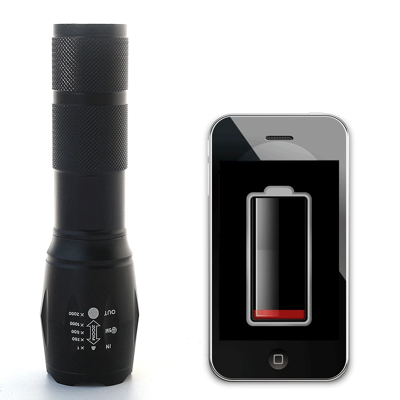 Litwod Z20X900 тактический светодиодный светильник фонарь XML L2 seach Zoomable power bank USB