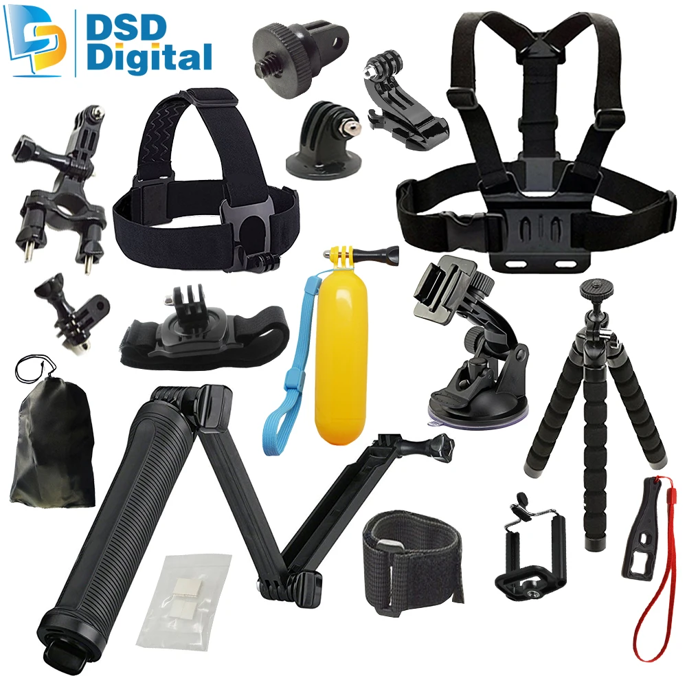 SAQN for Gopro 3 Way grip arm tripod parts accessories for