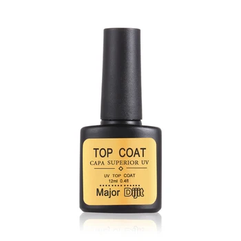 

12ml Top Coat Gel Primer UV Led Nail Polish Soak Off Manicure Nail Varnish Long Lasting LED UV Nail Art Gel Lacquer