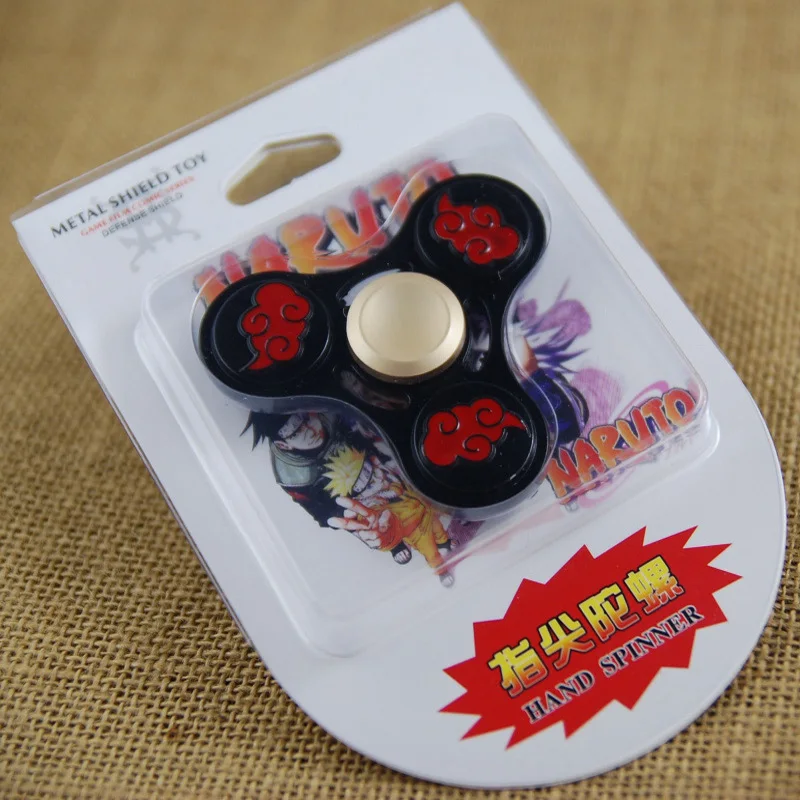 Nice Feel Quality Naruto EDC Fidget Spinners Metal Hand 