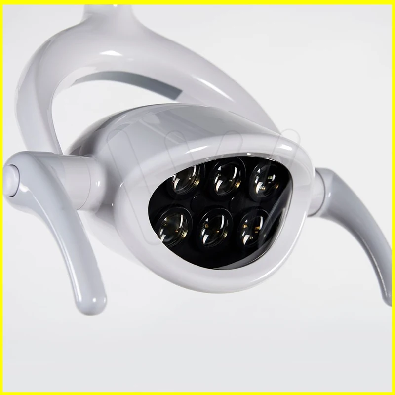 US $322.00 New 28W Dental LED Oral Light Exam Surgical Lamp 6 LED Yellow Light 4500K3000K