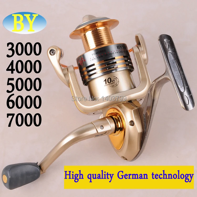 German technology Excellent 5000/6000/7000 size big reels , fishing