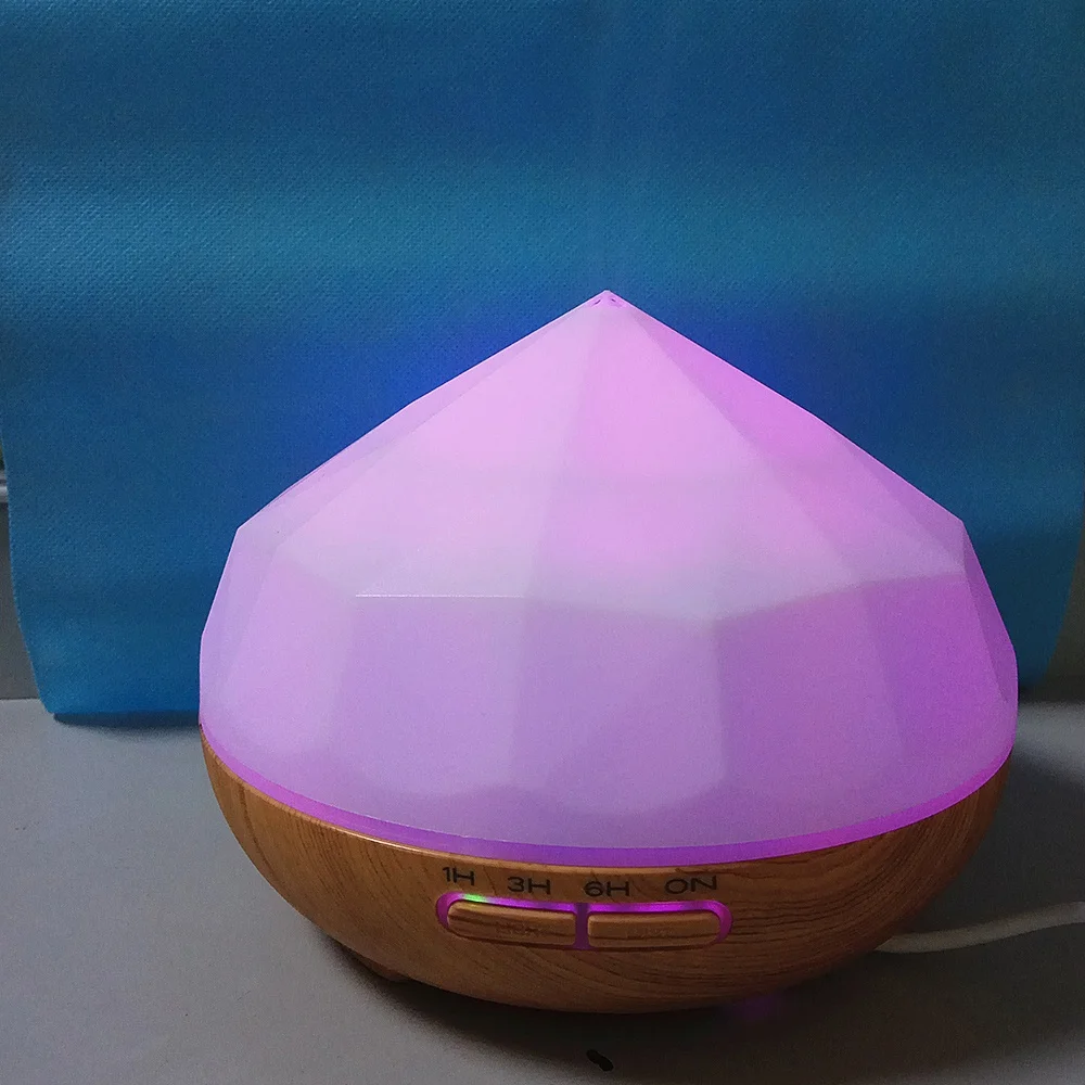 

2018 New Diamond Aroma Diffuser 7 Color Changing LED Light Aromatherapy Essential Oil Diffuser Ultrasonic Cool Mist Humidifier