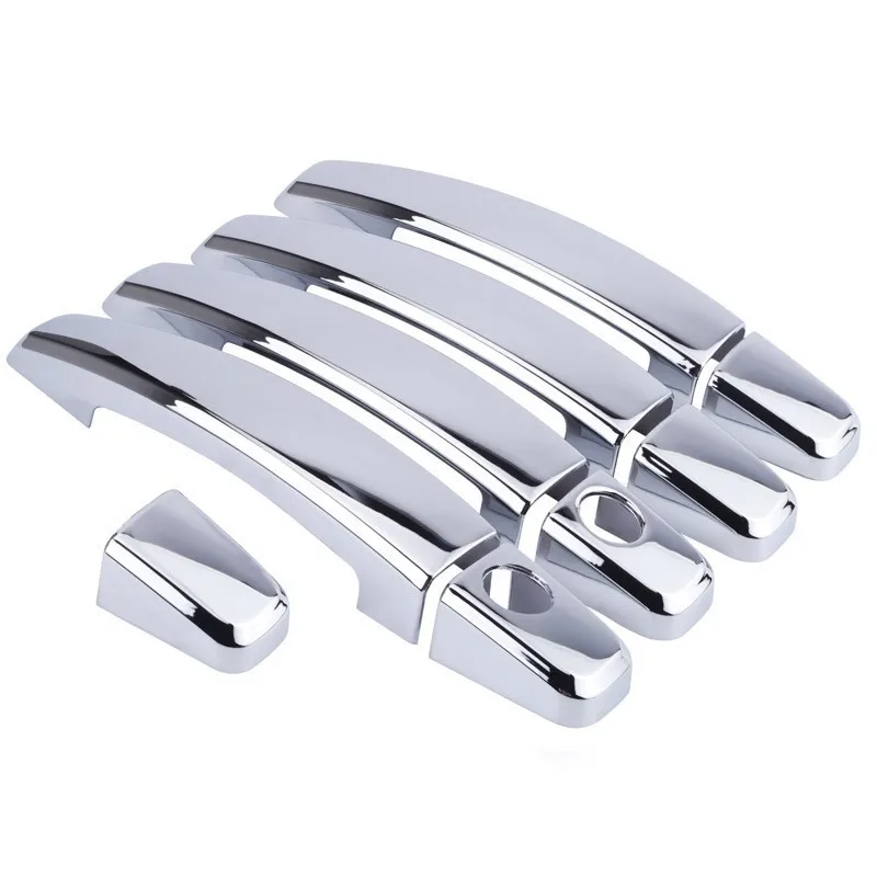 

SPEEDWOW Car Outside Left Right Chrome Handle Sticker Door Panel Handle Trim Cover For Chevrolet Meriguez Cruze Outer Car Parts