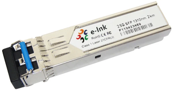 

SFP+, 10GBASE-LR, LC, 1310nm, supports a link length of 10km on standard single-mode fiber, With DDM, 0C~+70C