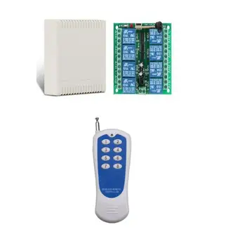 

Universal Wireless Remote Control Switch DC12V 8CH relay Receiver Module For Intelligent Home appliance