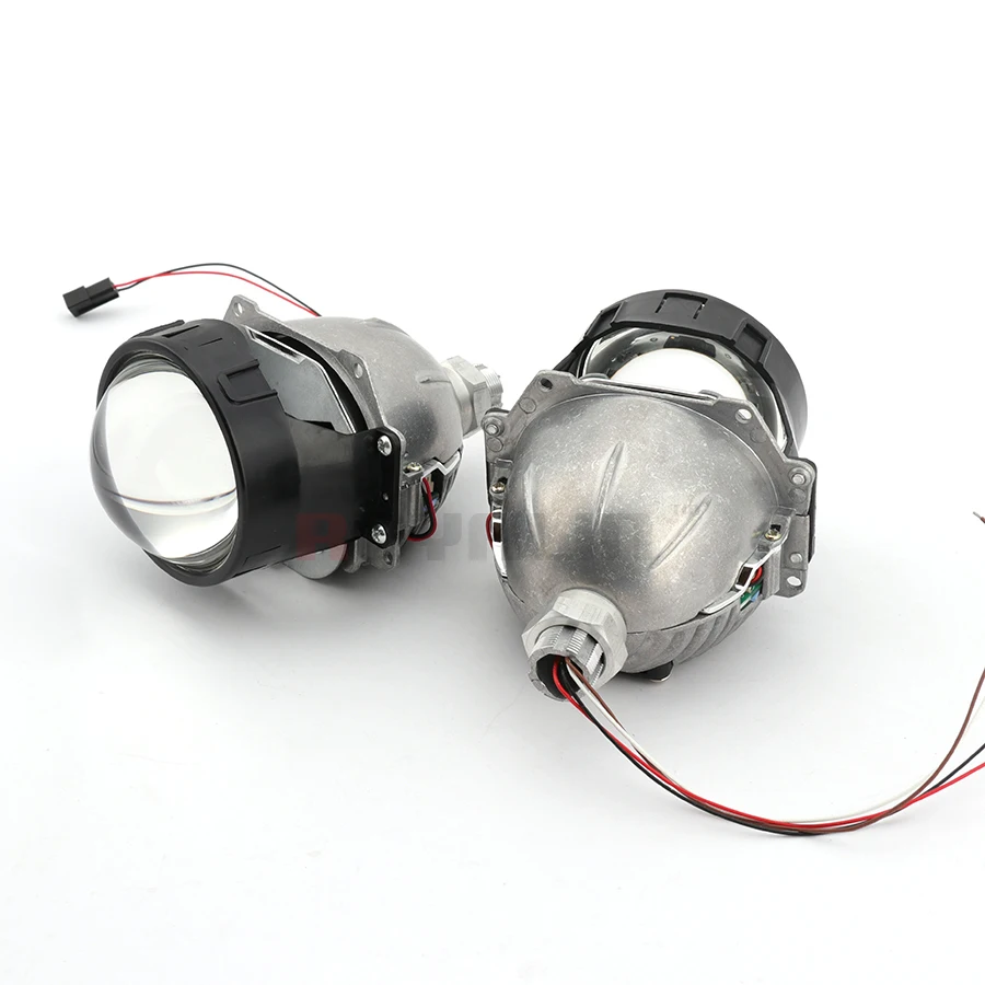 ROYALIN Bi светодиодный объектив проектора мощная 3,0 дюймов Hi/Lo луч фары для автомобиля Стайлинг для H1 H4 H7 9005 9006 универсальные автомобильные лампы