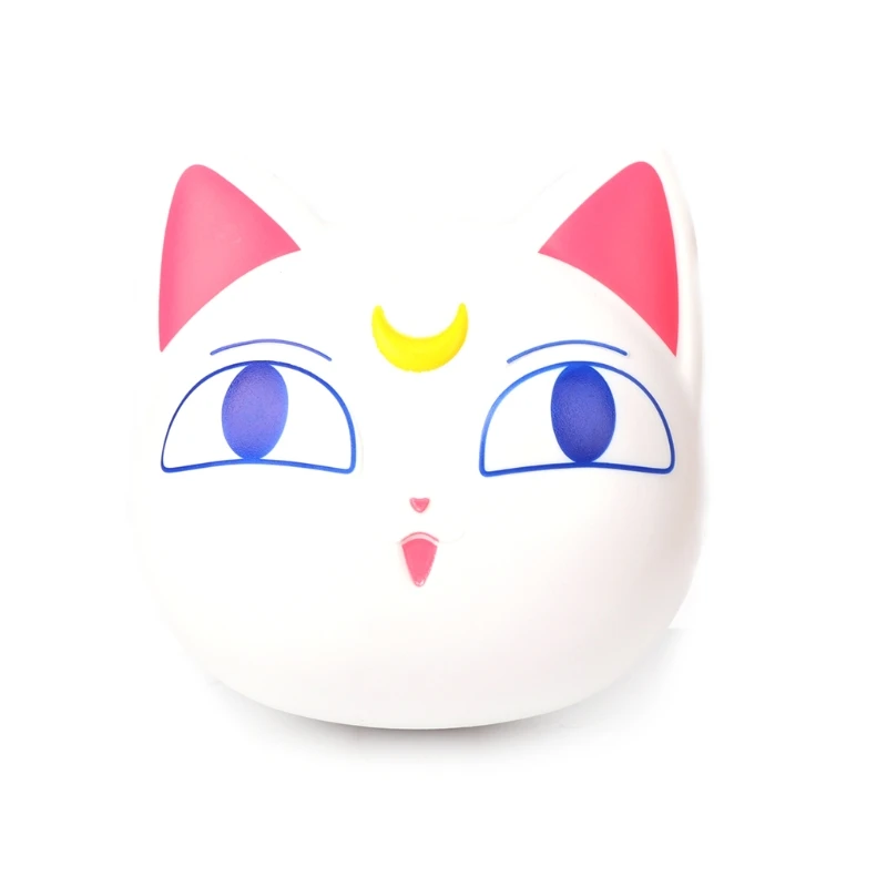 Дизайн милый мультфильм Луна Кошка с зеркалом контактные линзы чехол для Для женщин подарок контактные линзы коробка
