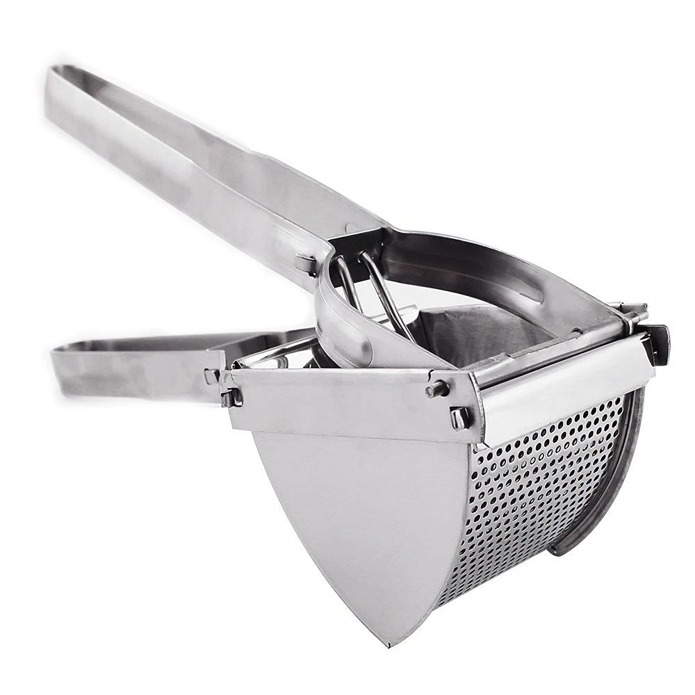 Stainless Steel Garlic Presses Potato Masher Ricer Puree Vegetable