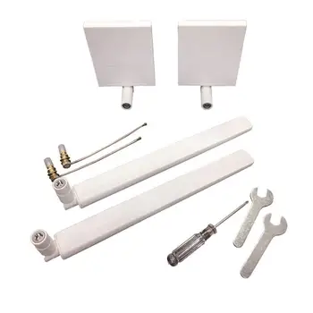

2pcs Directional & 2pcs Omnidirectional Dual Frequency Signal Range Booster Antenna Kit for Xiaomi 4K