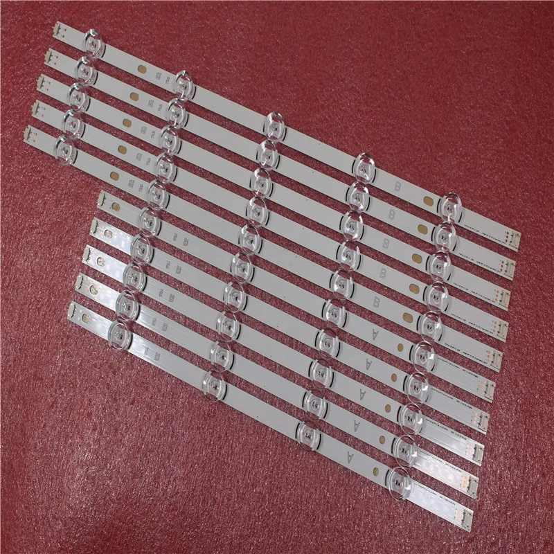 

New 10 PCS/set LED backlgith strip Replacement for LG 49LB5500 LC490DUE Innotek DRT 3.0 49 A B 6916L-1788A 1789A 1944A 1945A