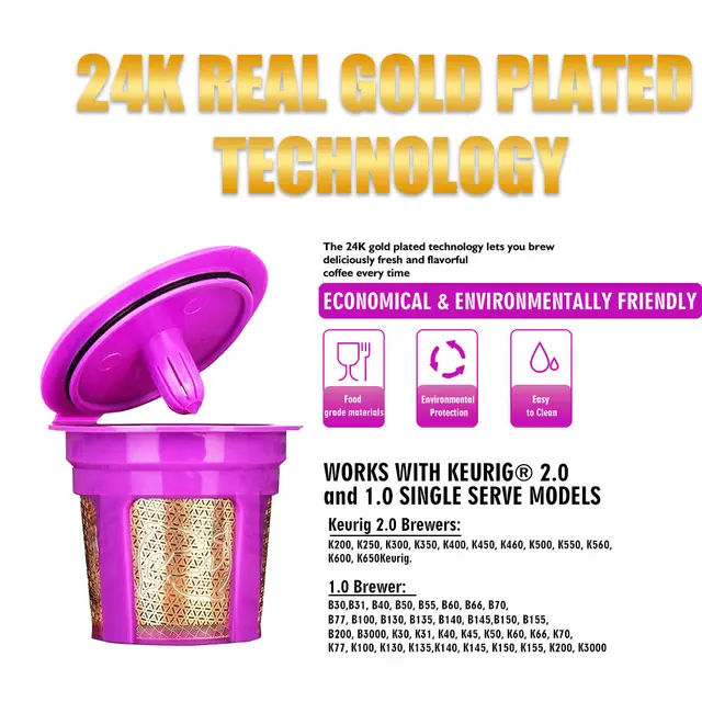 Special Offers 2PCS Disposable Paper Filters Cups K-Cup 2.0 1.0 + 2PCS Reusable Filters Replacement For Keurig Perfect Gift for Coffee Lovers Special Offers 2PCS Disposable Paper Filters Cups K-Cup 2.0 1.0 + 2PCS Reusable Filters Replacement For Keurig Perfect Gift for Coffee Lovers