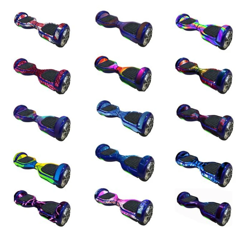 

6.5 Inch Self-Balancing Scooter Skin Hover Electric Skate Board Sticker Two-Wheel Smart Protective Cover Case Stickers #4MY29