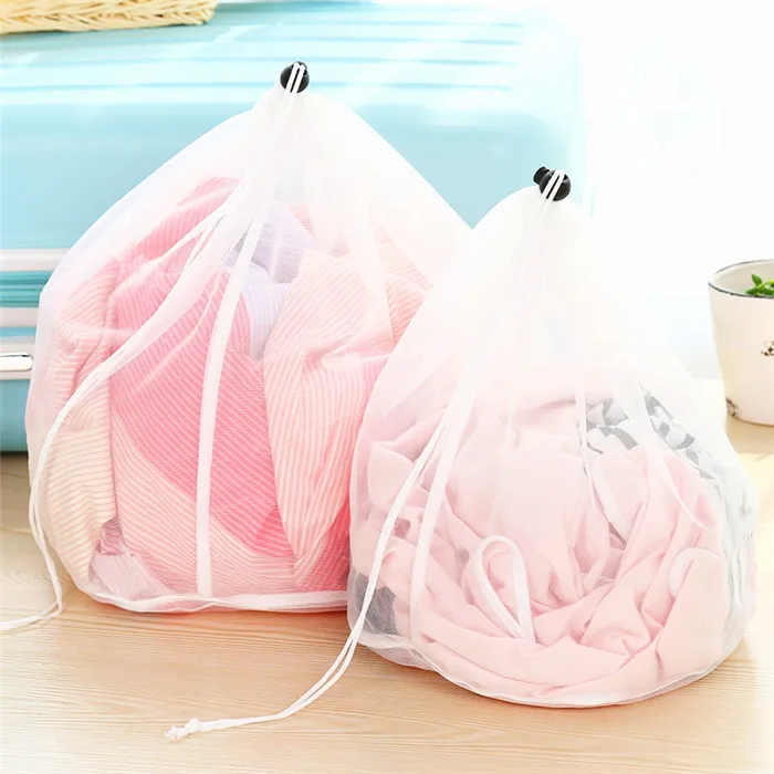 Size 50*60 cm Laundry Bags with Drawstring & Locking Closure Wash Bag