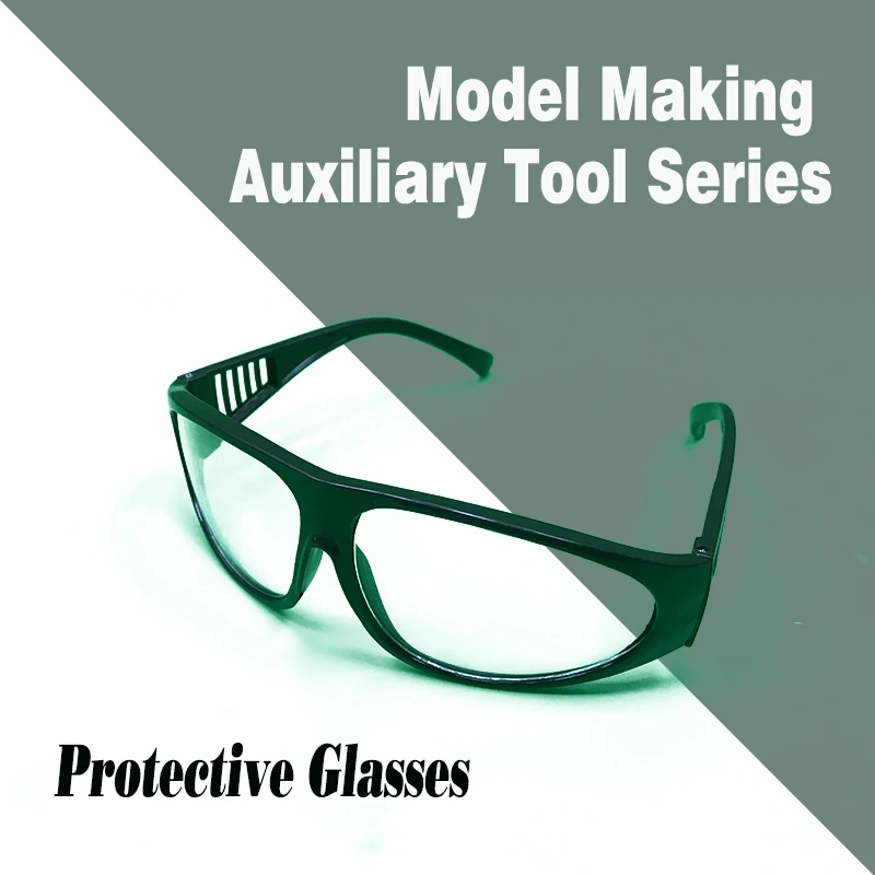 

Protective Glasses Goggles Model Making Auxiliary Tools Flat Mirror Dustproof Windproof